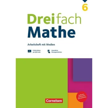 Učebnice Dreifach Mathe 6. Schuljahr - Zu allen Ausgaben - Arbeitsheft mit Medien und Lösungen