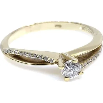 Prsten Diante Zlatý prsten s briliantem CKWRG096393Y