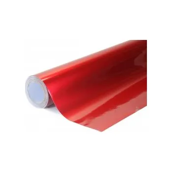 Polep vozidla Lesklá kovová červená auto wrap fólie 152x500cm - interiér/exteriér