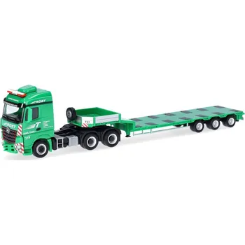 autíčko Mercedes-Benz Arocs s návěsem Trost 1:87 - Herpa Mercedes-Benz Arocs s návěsem - model auta 1/87