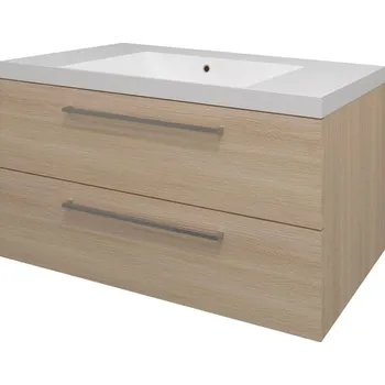 Koupelnový nábytek EBS Pure Skříňka s umyvadlem 101 cm, dub sand barbera PURE101SB