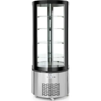 Chladicí vitrína, kulatá, Arktic, 360L, 220-240V/460W, ⌀680x(H)1755mm