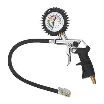 Kompresor Měřič tlaku pneumatik a páková vsuvka, nekalibrovaná 0-12bar riegler 39013