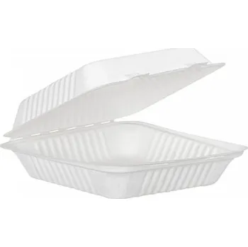 Jednorázové nádobí EKO Menu box z třtiny 1-dílný 22x20x7cm Conti (200ks)