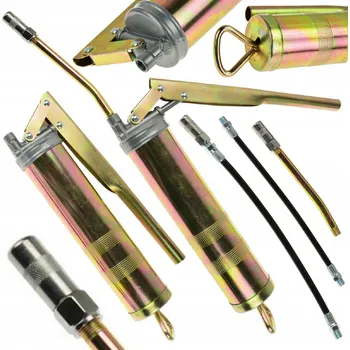 Ruční mazací pistole 400 ml – sada s příslušenstvím