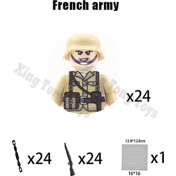 Stavebnice LEGO Stavební bloky válečníků s příslušenstvím | Styl Lego - Black gun-1189652669