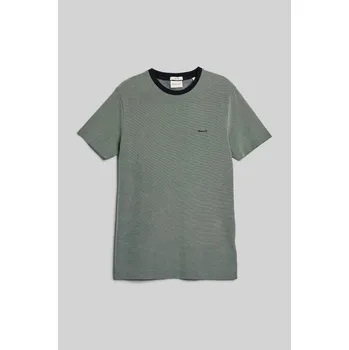 Pánské oblečení TRIČKO GANT 4-COL OXFORD SLIM SS T-SHIRT PINE GREEN