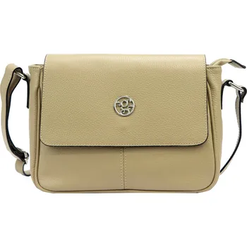 Kožená kabelka Gregorio 1738 béžová