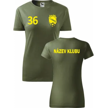 ON-DESIGN Dámská klubová trička Velikost: L, Barva: khaki