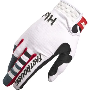 Moto rukavice Fasthouse Youth Elrod Astre Glove White Slate Velikost: YL