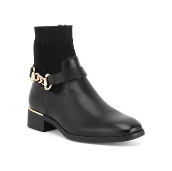 Dámské kozačky Polokozačky Jenny Fairy HY25653-2 Černá 40