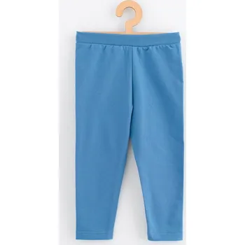 NEW BABY Dětské legíny z teplákoviny New Baby Kindergarten blue Vel. 128/134