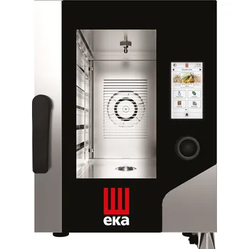 Vestavná trouba Konvektomat Millennial Gastro Compact 6×GN 1/1 konvektomat s dotykovým displejem - elektrický řízený, Tecnoeka, 400V/7800W, 500x930x(H)700mm