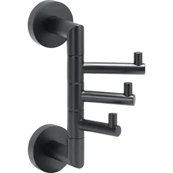 Věšák Věšák se 3 háčky Bemeta Dark otočný černá