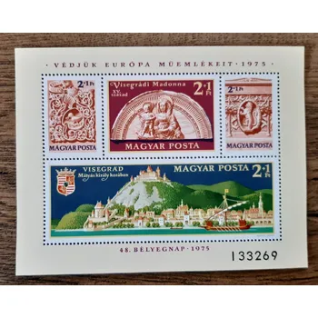 Poštovní známka Maďarsko aršík B115A ** Europa, Visegrad
