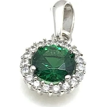 Přívěsek Diante Zlatý přívěsek se zeleným kamenem 59632629