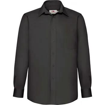Cizojazyčná kniha Men's shirt Poplin D/R 651180 55/45 115g/120g Fruit of the Loom šedá 2467466