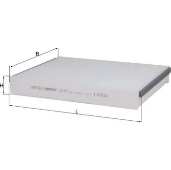 Kabinový filtr Filtr, vzduch v interiéru KNECHT LA 875