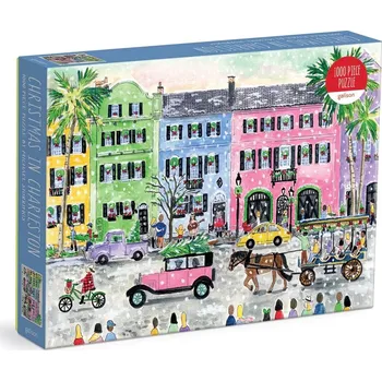 Puzzle Galison Puzzle Michaela Storrings Vánoce v Charlestonu 1000 dílků