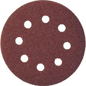 Brusný kotouč Brusný kotoučový výsek na suchý zip, na dřevo 125mm k80 8 otvorů format
