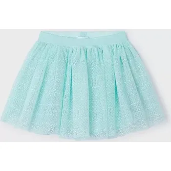 Dívčí sukně Dívčí tylová sukně Mayoral 3901-75 tyrkysově zelená velikost 122
