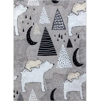 Koberec Dětský kusový koberec Junior 51974.802 Bears grey 80x150 cm