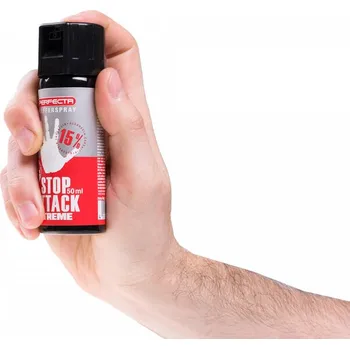 Obranný sprej Umarex Perfecta Pepper Stop Attack Xtreme Defence Spray 50ml (15%OC), přímý proud