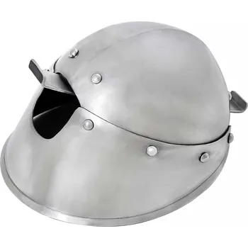 Karnevalový kostým Výprodej Ocelový zvoncový koš na SCA meč, leštěná ocel 1,6 mm - Outlet