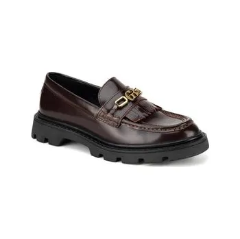 Dámské pantofle Loafersy GINO ROSSI MALA-115991 Hnědá 38
