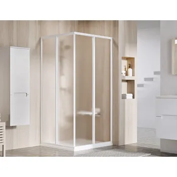 Ravak Sprchový kout Supernova SRV2+SRV2 SRV2+SRV2 80x80 195, satin+grape 14V40UO2ZGS + voucher# Dodatečná sleva 5% kód: KOUPELNA