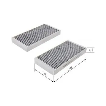 Kabinový filtr Kabinový filtr Renault LAGUNA III Grandtour (KT0/1) Bosch - 1.616V, 2.016V, 2.016VHi-Fle