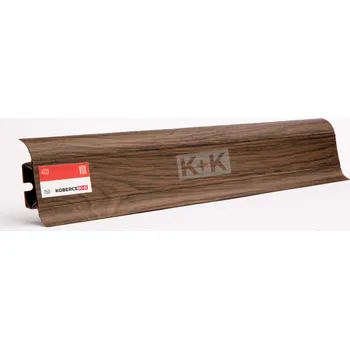 soklová lišta Obvodová soklová lišta plastová (pro PVC a vinyl) - 250cm 763 Argento (stříbrná)