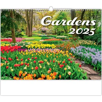 Kalendář Helma365 Nástěnný kalendář N130-25 Zahrady 2025