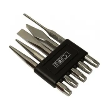 Sada děrovaček a dlát 5 ks. neo Neo Tools 26436