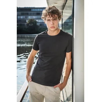 Pánské tričko Pánské bavlněné triko Barva: Černá, Velikost: S