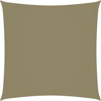 Stínicí plachta vidaXL Stínící plachta oxfordská látka čtvercová 4 x 4 m béžová