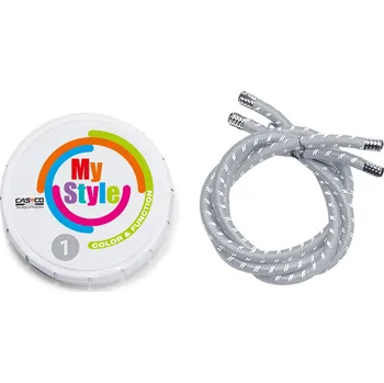 Jezdecká přilba CASCO Proužky MyStyle na helmy CASCO, 2 ks, silver L-XL