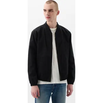 Pánská móda GAP Bunda bomber s logem - Pánské GAP černá 2646965