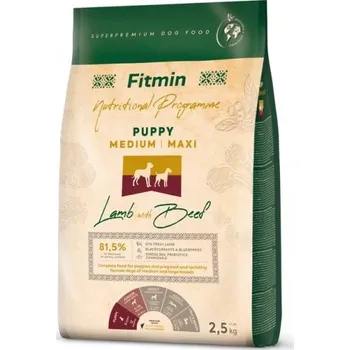 Chovatelství Fitmin dog medium maxi puppy lamb beef - 2,5 kg