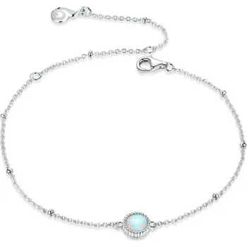 Náramek Stříbrný náramek světlý opál Ohaio
