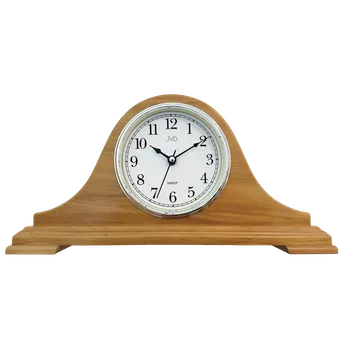Hodiny JVD Hnědé retro etikající tiché dřevěné stolní hodiny JVD HS3290/68 ( )