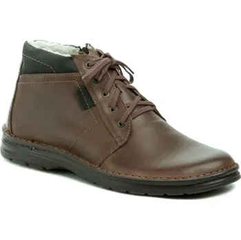 Pánská zimní obuv MintakaCZ Papilion 362 hnědé pánské nadměrné zimní boty EU 50 + DÁREK + Doprava ZDARMA