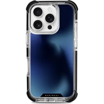 Pouzdro na mobilní telefon Odolný obal Mobiwear MagSafe Elite Bumper - Apple iPhone 16 Pro - D037D Modrý odstín (Odolný kryt, pouzdro, obal Mobiwear Elite Bumper na mobil Apple iPhone 16 Pro - D037D Modrý odstín, materiál Plast + TPU silikon + kov - zesílená ochrana telefonu, podpo