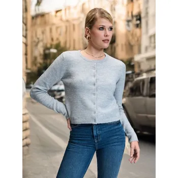 Dámský svetr Sinsay - Kardigan - šedá - 607BS-9MM - 607BS-9MM-XXS-1