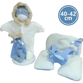 Hračka Llorens M740-77 oblečení pro panenku NEW BORN velikost 40-42 cm