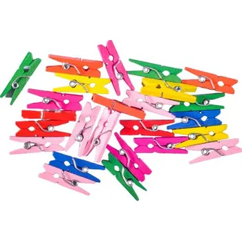 Dekorační kolíčky, mix barev, 25ks