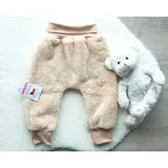 AMÁLKA Chlupaté kalhoty, oříškové Velikost: 68