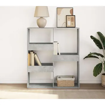 vidaXL Knihovna / dělicí stěna 100 x 33 x 115 cm [854516] Barva: Betonová šedá