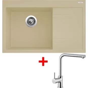 Granitový dřez Akční Sinks RIM 780 L Sahara + ELKA