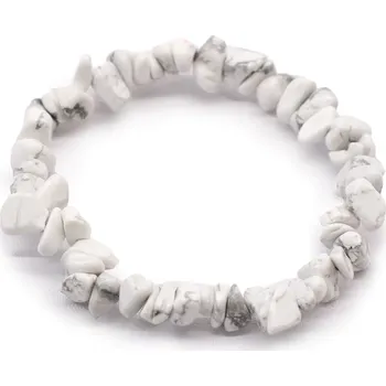 Náramek Náramek z minerálů - chips Minerál: Bílý jaspis